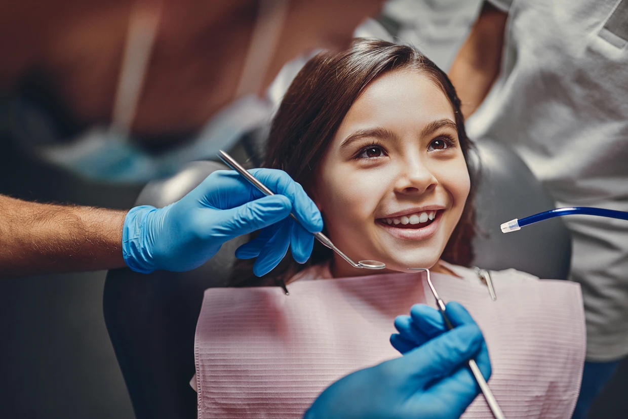 Child Excited for Dental Checkup